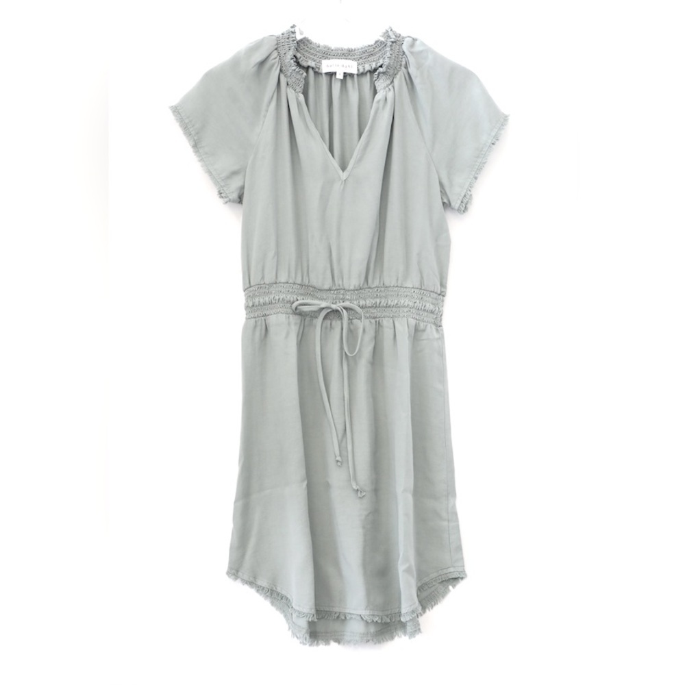 Bella Dahl - S/S Smocked Waist Dress in Spring Vine Sz M